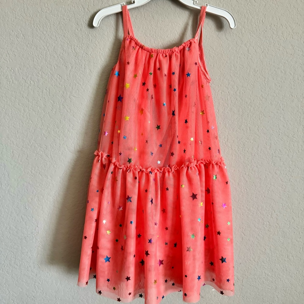 Cat & Jack 4T Coral star dress